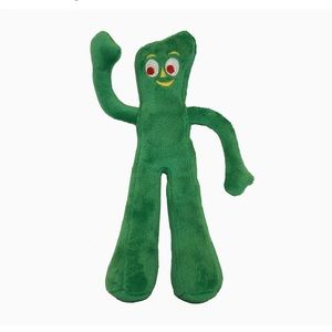 Multipet Gumby Plush Filled Dog Toy, Green, 9